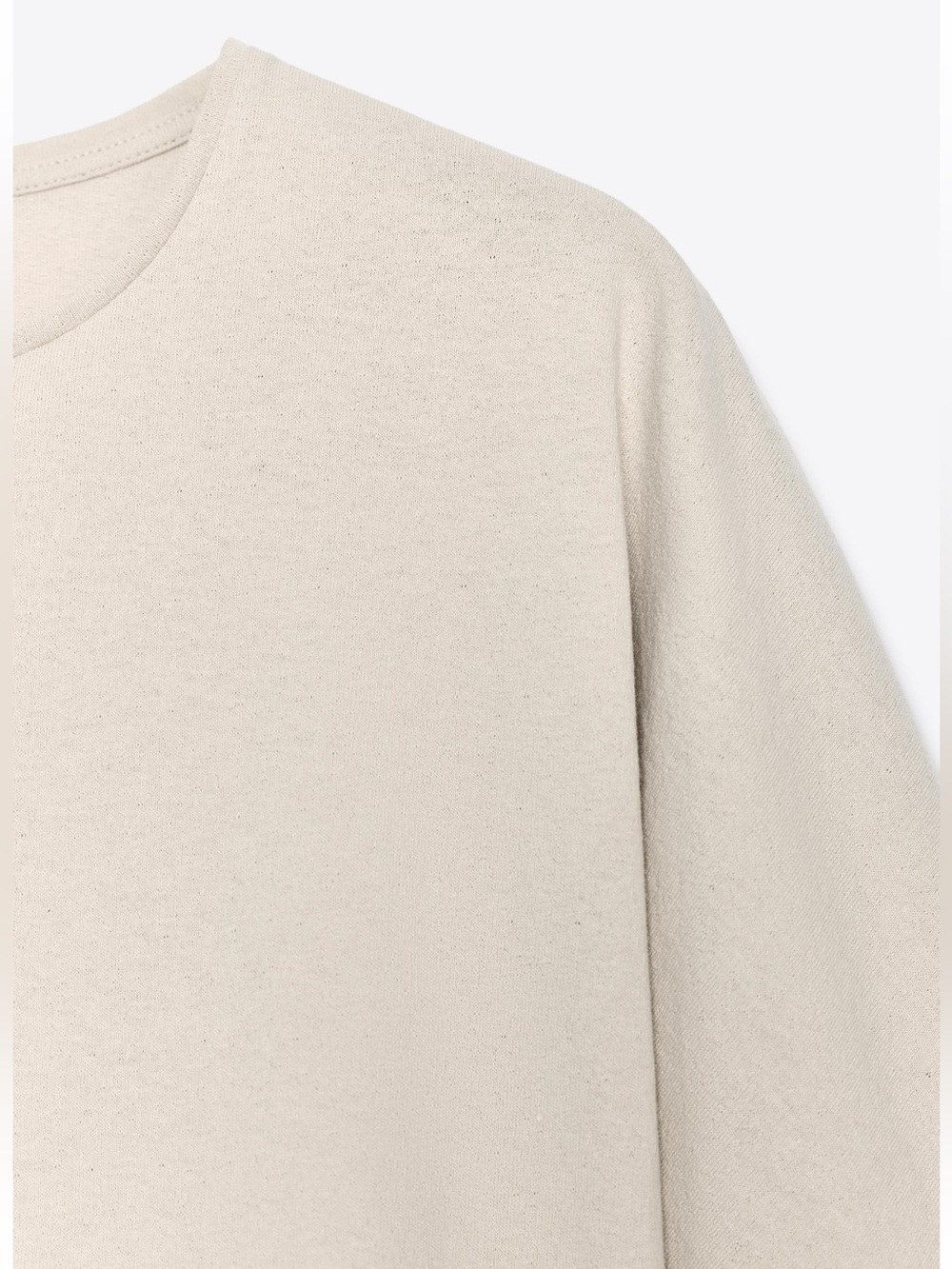 Light Beige Short Sleeve cotton Knit Top